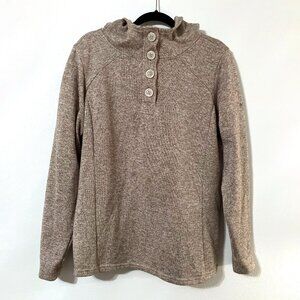 Columbia Darling Days Hoodie Pullover Sweatshirt Womens | Marbled Beige | XL